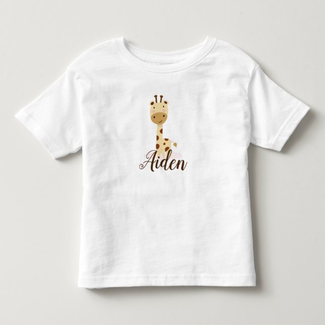Giraffe Toddler T-shirt (Front)