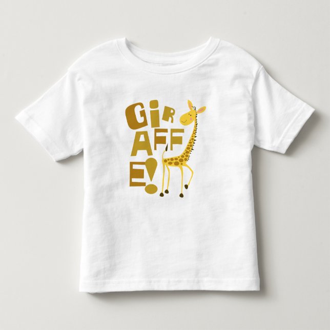 Giraffe! Toddler T-shirt (Front)