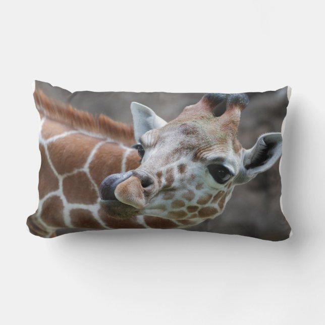 Giraffe Tongue Pillow (Front)