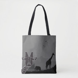 giraffe tote bag