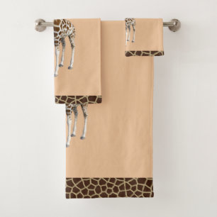 Giraffe towel set