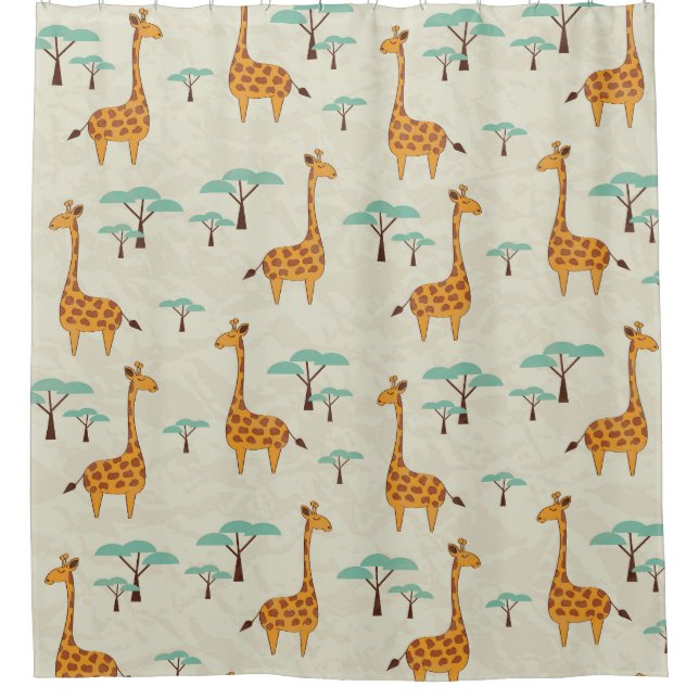 Giraffe tree vintage pattern. (Front)
