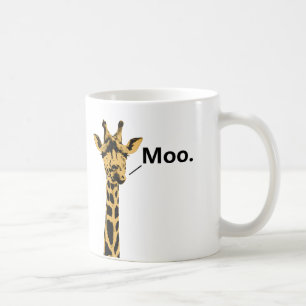 Giraffe Vache drôle Mug