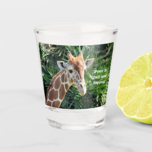 Giraffe - Versez-le grand et fort - Verre de tir