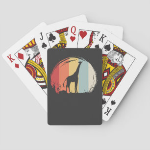 Giraffe Vintage Playing Cards