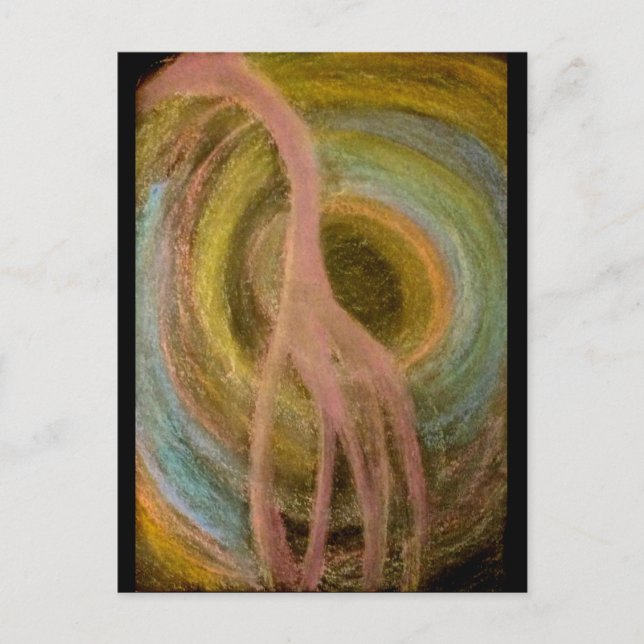 Giraffe wakes postcard (Front)