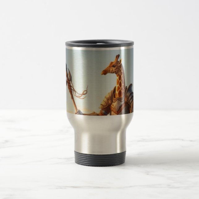 Giraffe warrior travel mug (Center)