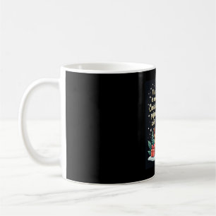 Giraffe Wearing Santa Hat Matching Christmas Pajam Coffee Mug