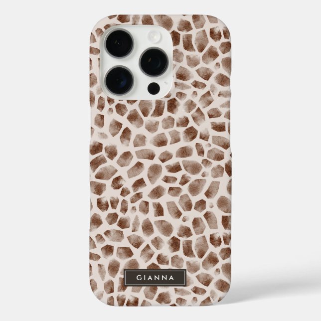 Giraffe Wild Animal Skin Pattern Case-Mate iPhone Case (Back)