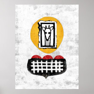 Giraffe Will Si Vous Voulez Poster Wall Art