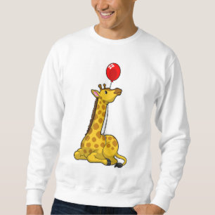 Giraffe with Balloon Sweatshirt