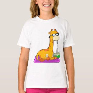 Giraffe with Coconut T-Shirt