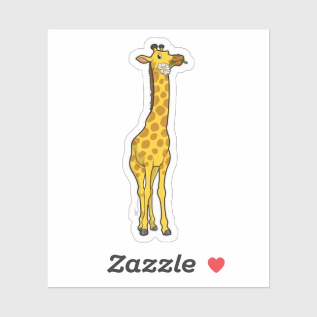 Giraffe with Daisy (Sheet)