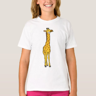 Giraffe with Daisy T-Shirt