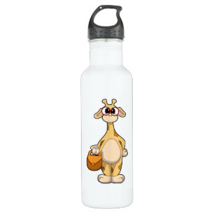 Giraffe with Glasses & Bag 710 Ml Water Bottle