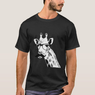 Giraffe With Glasses T-Shirt