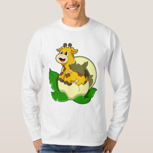 Giraffe with Leaf & Egg T-Shirt