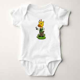 Giraffe with Mobile Baby Bodysuit