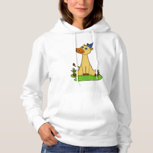 Giraffe with Party hat Hoodie