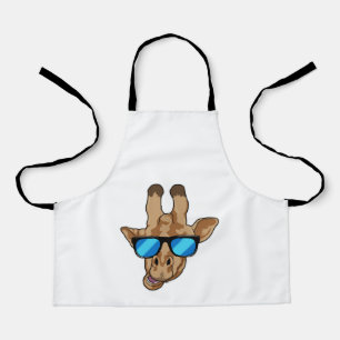 Giraffe with Sunglasses Apron