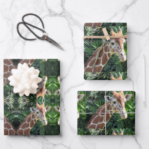 Giraffe Wrapping Paper Sheets