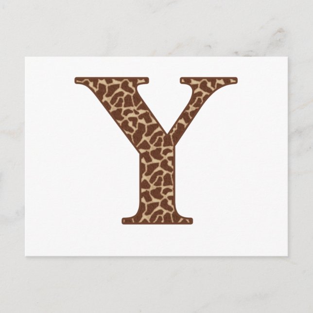 Giraffe Y Postcard (Front)