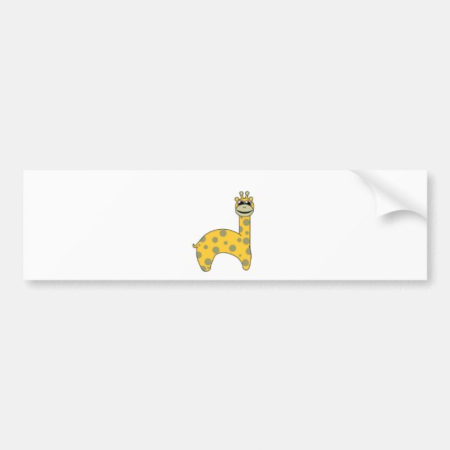 Giraffes Bumper Sticker (Front)