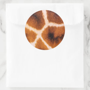 GIRAFFES CLASSIC ROUND STICKER