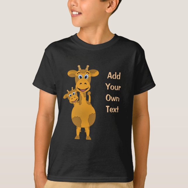 Giraffes Customize T-Shirt (Front)
