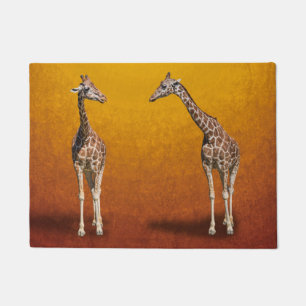 GIRAFFES DOORMAT