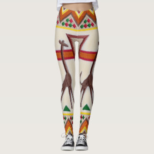 Giraffes en Leggings africains