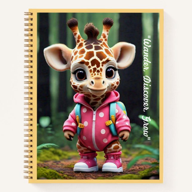 "Giraffe's Fun Day Out" Notebook (Front)