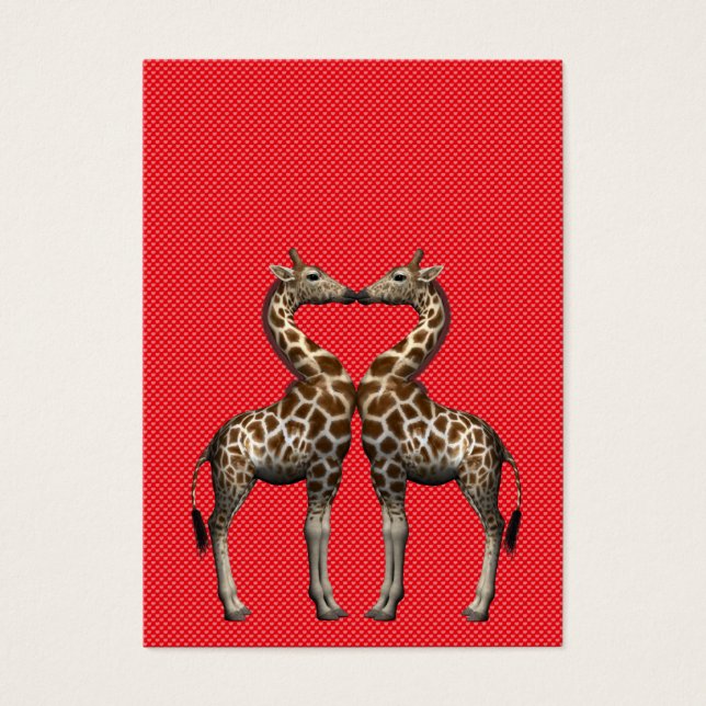 Giraffes In Love (Front)