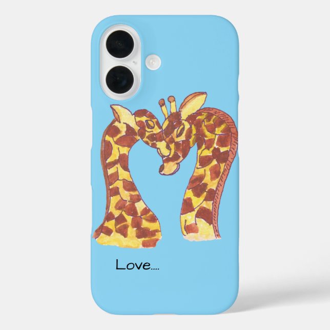 Giraffes in Love Case-Mate iPhone Case (Back)
