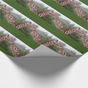 Giraffes in Love Wrapping Paper