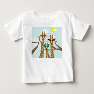 Giraffes in sunglasses baby T-Shirt