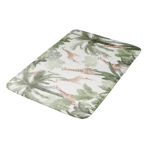 Giraffes in the Jungle #1 #kids #wall #decor #art Bath Mat