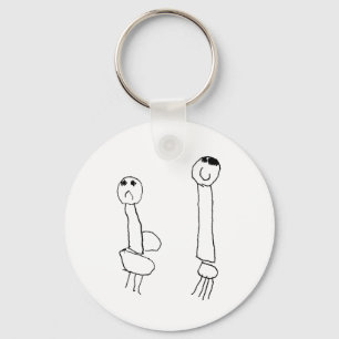 Giraffes Keychain