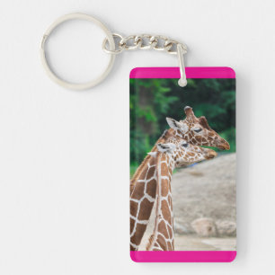 giraffes keychain