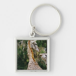 Giraffes Keychain