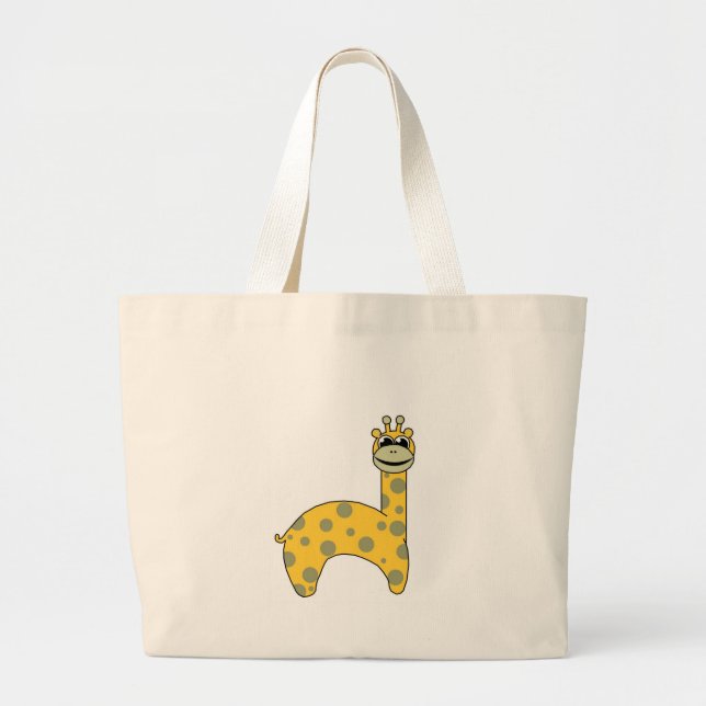Giraffes Large Tote Bag (Front)
