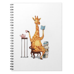 Giraffes, livres et cadeaux de thé