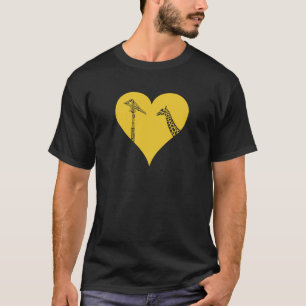 Giraffes Love Cranes T-Shirt