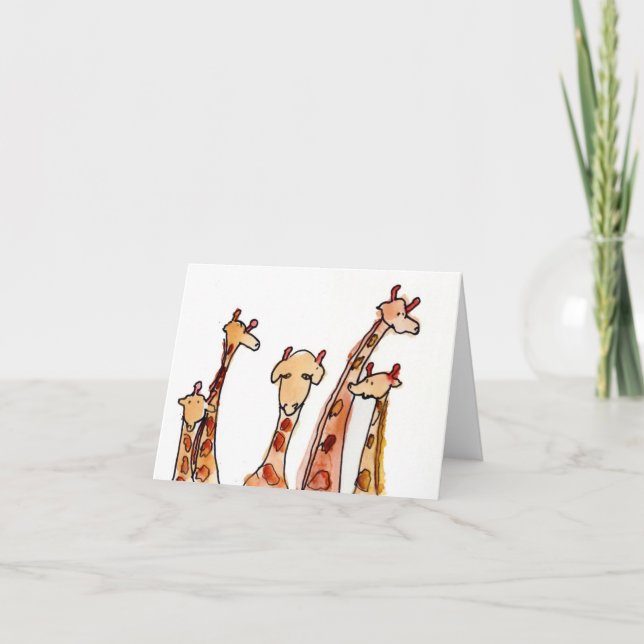 Giraffes • Max Hutcheson, Age 11 Card (Front)