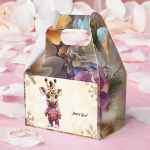 "Giraffe's Nature Walk" Favor Box