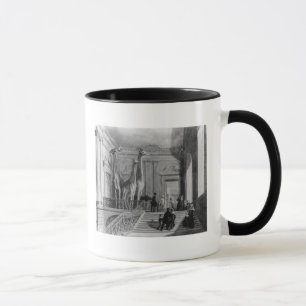Giraffes on the staircase in the British Mug