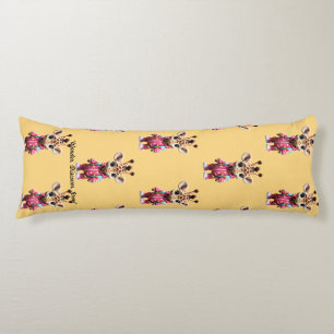 "Giraffe's Playtime Adventure" Body Pillow