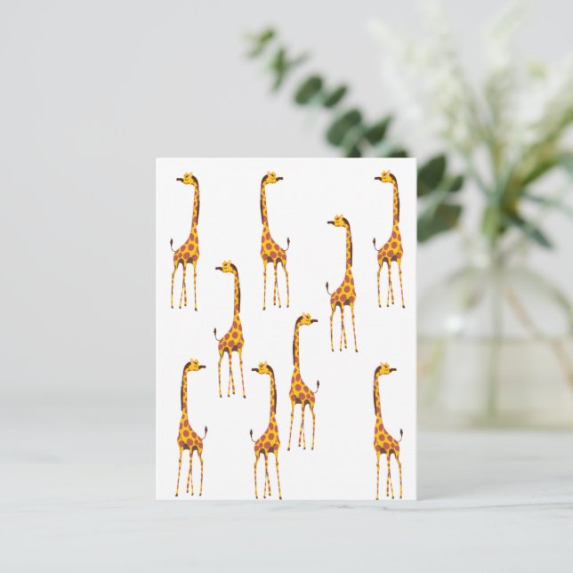 Giraffes Postcard (Standing Front)