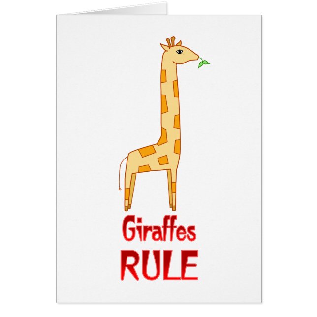 Giraffes Rule (Front)