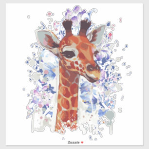 Giraffes Sticker - Giraffe Stickers - Giraffe